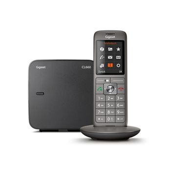 Gigaset Cl660 Analog/dect Telephone Antracita Identificador De Llamadas