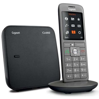 Gigaset Teléfono Inalámbrico Dect Antracita - Gigacl660anthracite