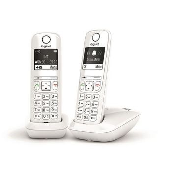 Gigaset Teléfono Inalámbrico Dúo Dect Blanco - As690duow