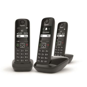 Gigaset Teléfono Inalámbrico Duo Dect Negro Con Contestador Automático -  C575aduo con Ofertas en Carrefour