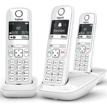 Gigaset Telefono Inalambrico Trio Dect Blanco - Gigaas690trioblanc