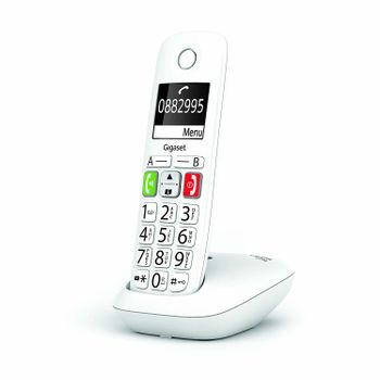 Gigaset E290 Teléfono Dect/analógico Blanco Identificador De Llamadas