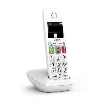 Gigaset E290a Telefono Cordless Senior Vivavoce Tasti Grandi Segreteria White