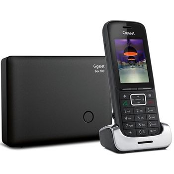 Gigaset Premium 300 Teléfono Dect Identificador De Llamadas Negro, Plata