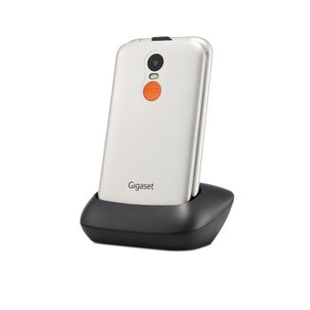 Gigaset Gl590 7,11 Cm (2.8') 113 G Blanco Teléfono Para Personas Mayores