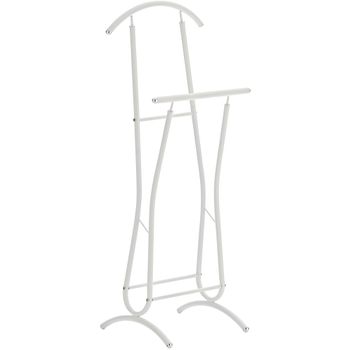 Clp Perchero De Pie Moderno Rufus Metal Blanco 35x40x110 Cm