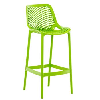 Clp Taburete Para Exterior Air Plástico Verde 53x45x105 Cm