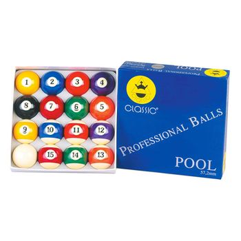 Juego De Bolas Billar Americano Classic A-quality 57,2 Mm 70036570