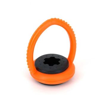 Soporte Para Taco De Goma, Pvc, Naranja-negro 45161000