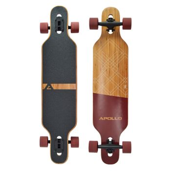 Longboard Edición Especial, Twintip Dt - Bali Wood - 39" X 8,75"