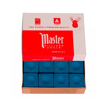 Tiza Billar Master Azul 12 Unid 3003.010-13104