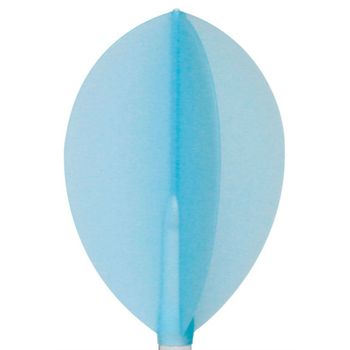 Plumas Fit Flight 6 Unid. Oval Azul Claro