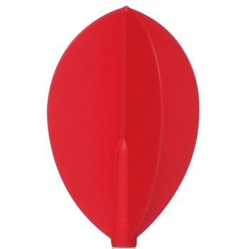 Plumas Fit Flight 6 Unid. Oval Roja