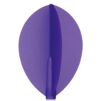 Plumas Fit Flight 6 Unid. Oval Morada