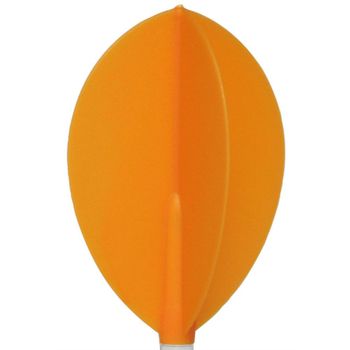 Plumas Fit Flight 6 Unid. Oval Naranja