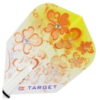 Target Darts Pro 100 Kitten Vision No6 Flores Fondo Amarillo 117460
