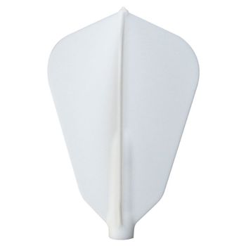 Plumas Fit Flight 6 Unid. Fantail Blanca