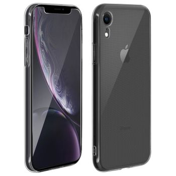 Carcasa Trasera + Cristal Templado Transparente Apple Iphone Xr