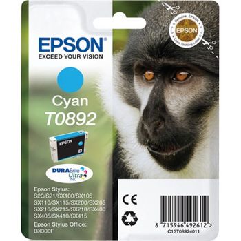Epson - Monkey Cartucho T0892 Cian