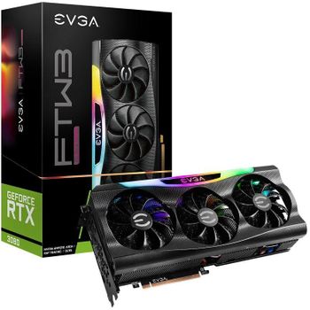 Tarjeta Gráfica Evga Geforce Rtx 3080 Ftw3 Ultra Gaming/ 10gb Gddr6x/ Lhr