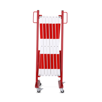 Dancop Expanding Barrier Red-white 4,0m With Wheels