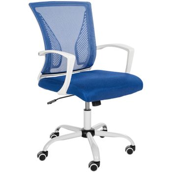 Clp Silla De Oficina Tracy Microfibra Azul 56.5x59x94 Cm