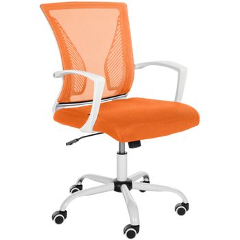 Clp Silla De Oficina Tracy Microfibra Naranja 56.5x59x94 Cm