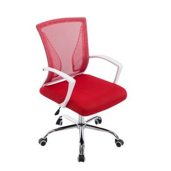 Clp Silla De Oficina Tracy Microfibra Rojo 56.5x59x Cm