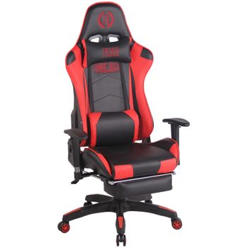 Clp Silla Gaming Turbo Simil Cuero Negro/rojo 58x67x Cm