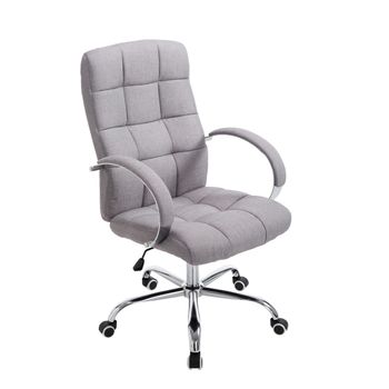 Clp Silla De Oficina Mikos En Tela Gris 51x54x Cm