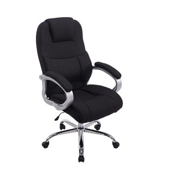 Clp Silla De Oficina Xxl Apoll En Tela Negro 70x66x Cm