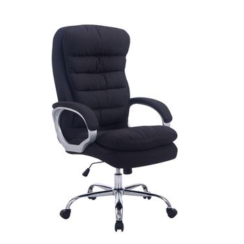 Clp Silla De Oficina Vancouver Xxl En Tela Negro 77x68x Cm