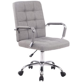 Clp Silla De Escritorio Deli Pro En Tela Gris 65x58x Cm