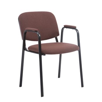 Clp Silla De Confidente Ken Pro En Tela Marrón 55x53x79 Cm