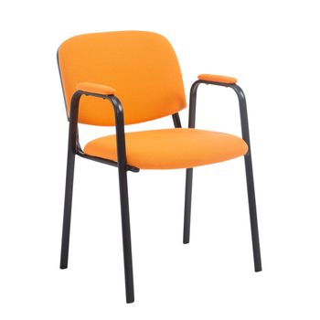 Clp Silla De Confidente Ken Pro En Tela Naranja 55x53x79 Cm