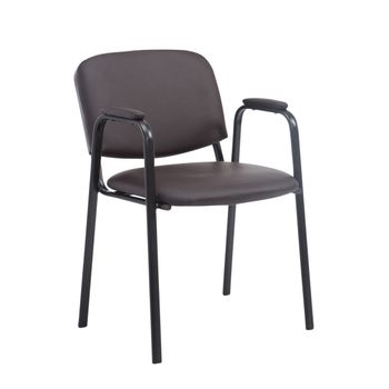 Clp Silla Confidente Ken Pro Simil Cuero Marrón 55x53x79 Cm