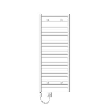 Radiador Toallero Para Baño Eléctrico 1200w 600 X 1500 Mm Blanco Ecd Germany