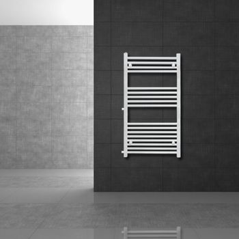 Radiador toallero de agua caliente CODA 120 x 40 cm blanco – Entorno Baño