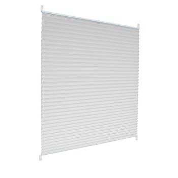 Cortina Plisada Para Ventanas Sistema Fijación 50 X 100 Cm Blanco Ecd Germany