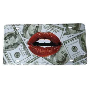 Placa Decorativa Dolar Kiss