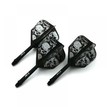 Cuesoul Flights Ak5 Shape Negra Skeleton Pattern L Black Ak-5kl12-l