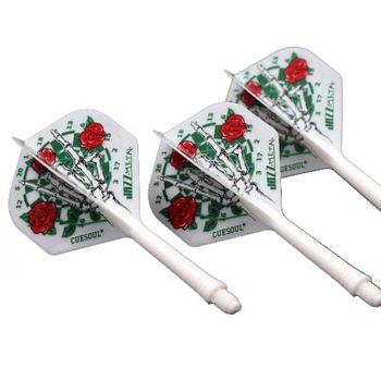 Cuesoul Flights Ak5 Standard M Dartboard Skull Hand White Cs-jmak58xsmg