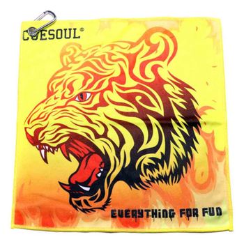 Cuesoul  Square Dart Sport Towel Tiger Csda-ww052