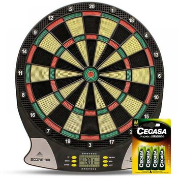 Pack Diana Electrónica 777 Viper Electronic Dartboard + Pilas con Ofertas  en Carrefour