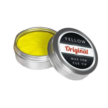 Original Yellow Wax For Tips Cera Lipiadora Flecha Taco Billar 02307