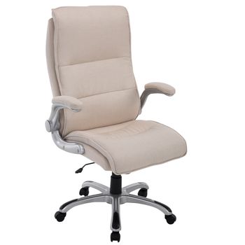 Clp Silla De Oficina Villach Xxl En Tela Crema 76x74x Cm