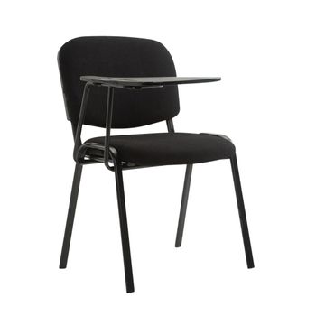 Clp Silla Conferencia Ken Con Mesa Plegable & En Tela Negro 71x53x81 Cm