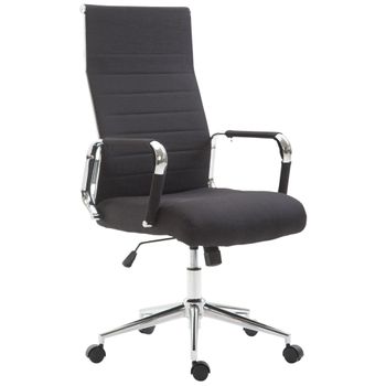 Clp Silla De Oficina Kolumbus En Tela Negro 66x58x105 Cm