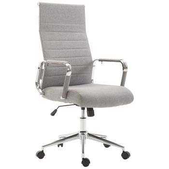 Clp Silla De Oficina Kolumbus En Tela Gris 66x58x105 Cm