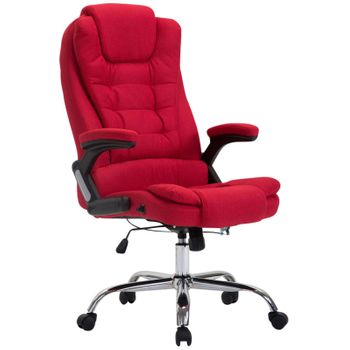 Clp Silla De Oficina Thor En Tela Rojo 78x69.5x Cm